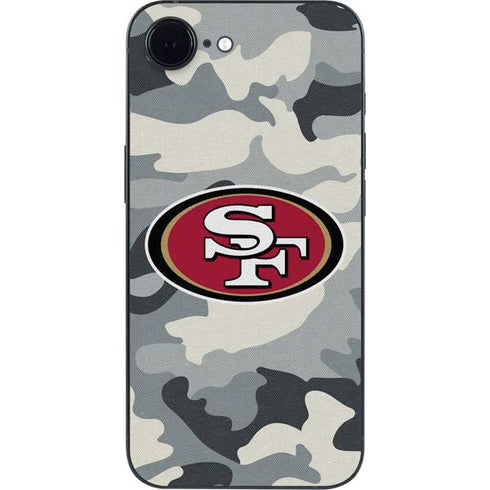 NFL San Francisco 49ers Camo iPhone 16e Skin